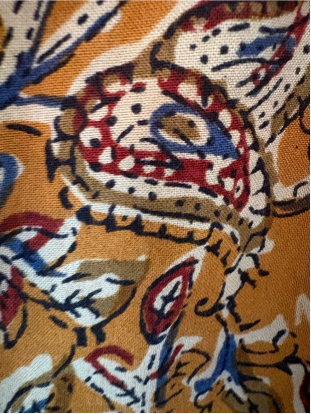 Natural Life Boho Paisley Midi Dress with Tassels Medium - Picture 6 of 13